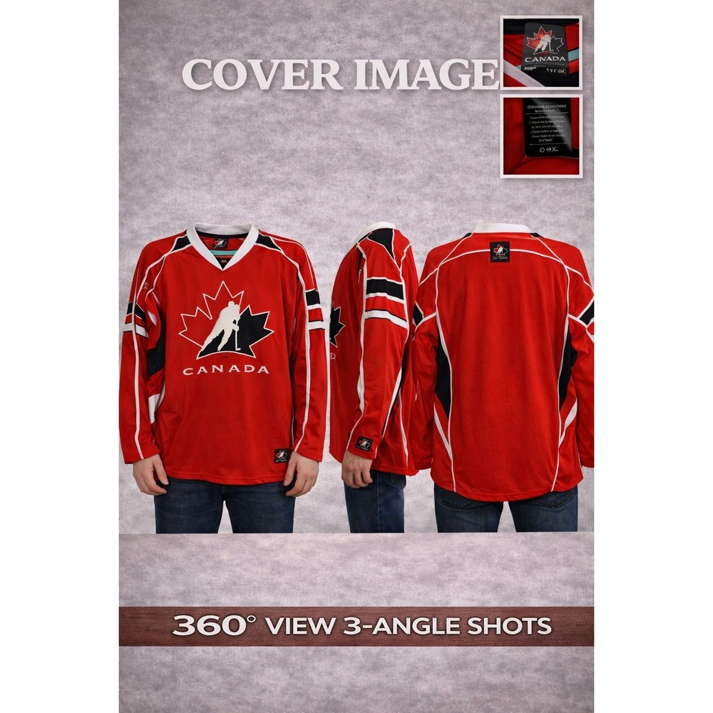 Team Canada Hockey Jersey XL Sogo Sports Red Sewn Logo Adult Mens